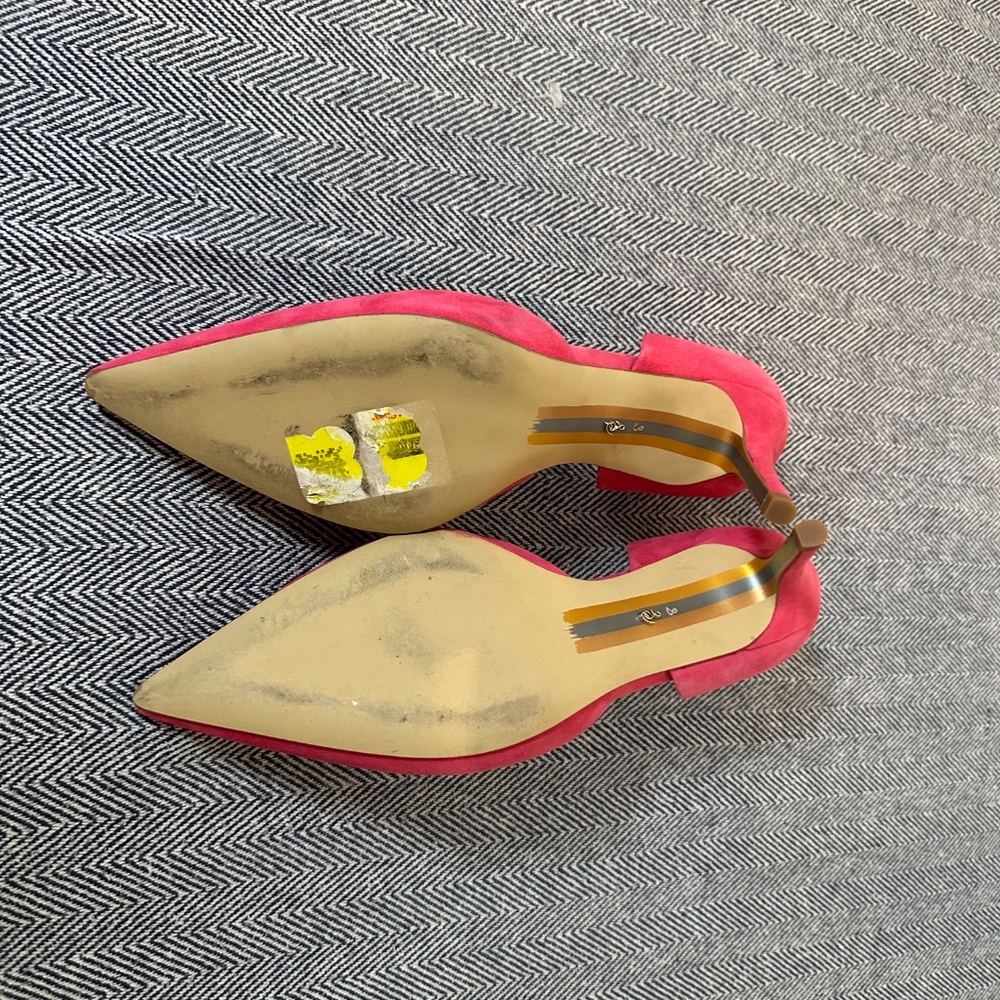 SAM EDLEMAN - Viv Pointed Toe d'Orsay Suede Pump - Picture 8 of 9